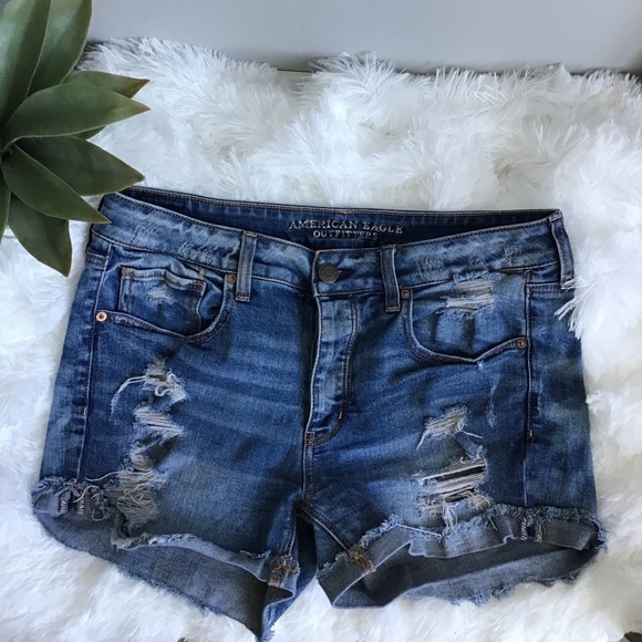 American Eagle Outfitters Pants - American Eagle Tomgirl Distressed Shorts
